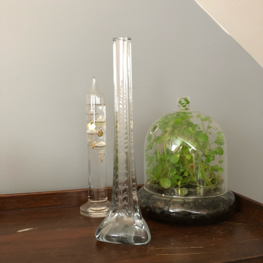 Antique Hawkes Crystal Bud Vase